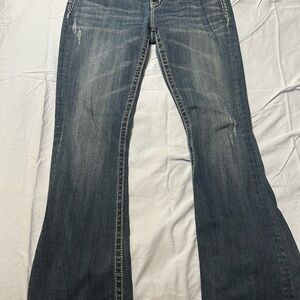 Miss Me Flare Jeans in Classic Blue